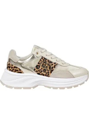 Liu Jo Gold Leather Sneaker - EU38/US8