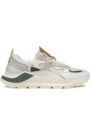D.A.T.E. White Leather Sneaker - EU41/US8
