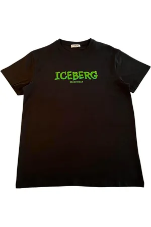 Iceberg Black Cotton T-Shirt - S