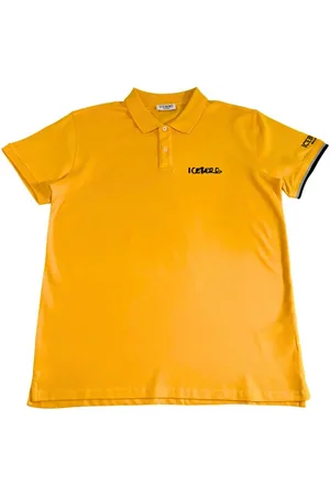 Iceberg Yellow Cotton Polo Shirt - S