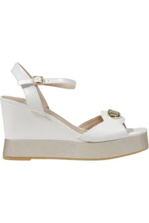 Liu Jo Cream Leather Sandal - EU36/US6