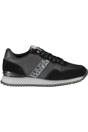 Napapijri Sleek Black Contrast Lace Sneakers - EU41/US8