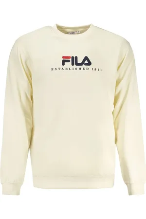 Fila Beige Cotton Men Sweater - XXL