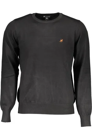 U.S. Grand Polo Black Nylon Sweater - XXL