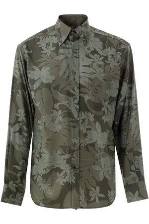 Tom Ford Green Lyocell Shirt - 38