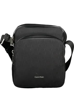 Calvin Klein Black Polyester Men Shoulder Bag