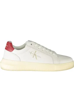 Calvin Klein White Polyester Sneaker - EU40/US7