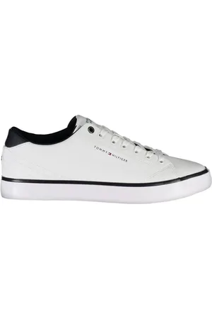 Tommy Hilfiger White Polyester Sneaker - EU44/US11