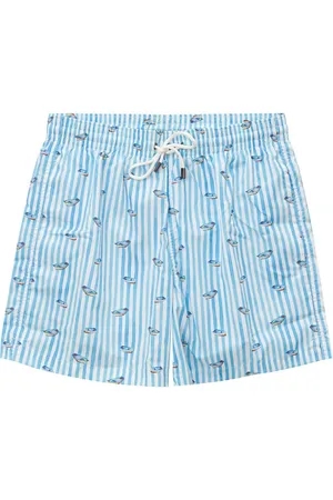 CANALI Light Blue Polyester Swimwear - S