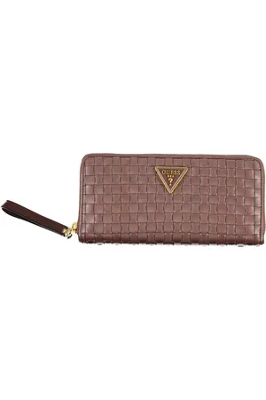 Guess Chic Brown Polyethylene Wallet with Coin Purse