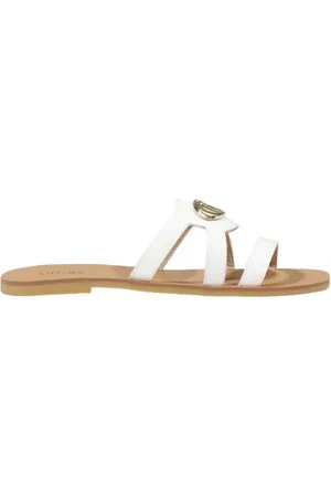Liu Jo Cream Leather Sandal - EU36/US6