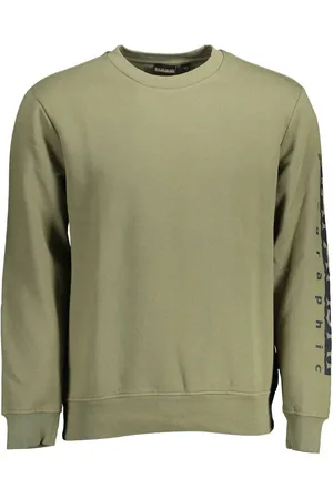 Napapijri Green Cotton Men Sweater - S