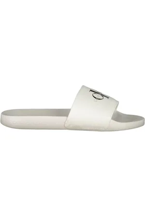Calvin Klein White Polyester Men Sandal - EU40/US7