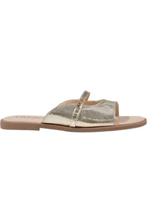 Liu Jo Gold Polyethylene Sandal - EU37/US7