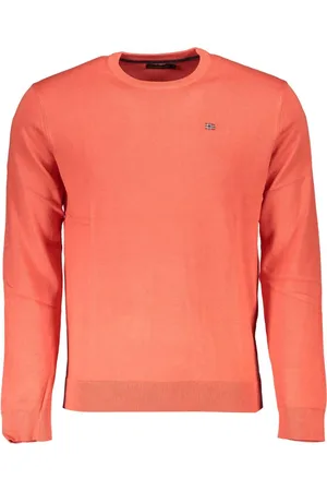 Napapijri Red Cotton Men Sweater - S