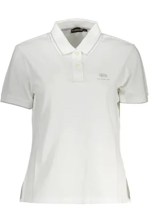 Napapijri White Cotton Women Polo Shirt - XS