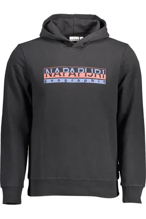 Napapijri Black Cotton Men Sweater - S