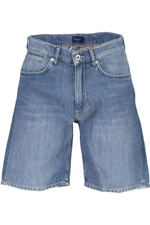 GANT Blue Cotton Mens Bermuda Jeans - W35