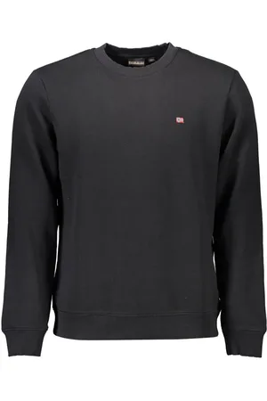 Napapijri Black Cotton Men Sweater - S