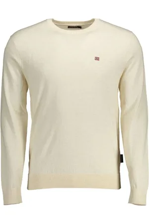 Napapijri Beige Cotton Men Sweater - XXL