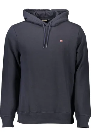 Napapijri Blue Organic Cotton Men Sweater - S
