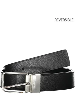 Calvin Klein Black Polyester Men Belt - 115 cm / 46 Inches