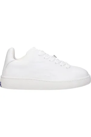 Burberry White Leather Low Tops - EU40/US7