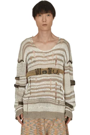 Vitelli Chaga Reverse Logo Stitch Sweater