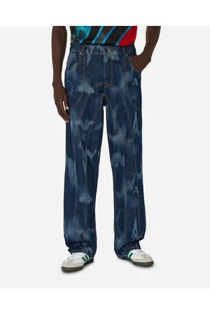 Ahluwalia Smiley Signature Low Rise Jeans Indigo