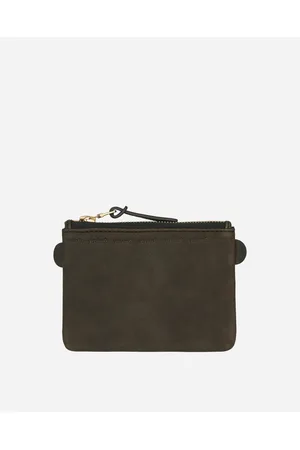 VISVIM Leather Essentials Case Dark