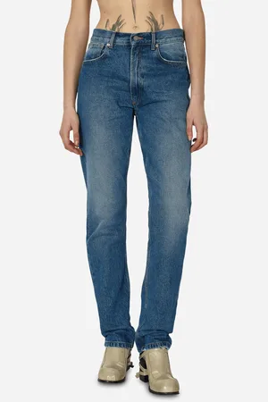 Jean Paul Gaultier Printed Logo Denim Pants Vinatge