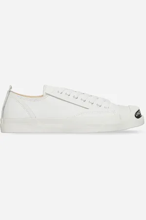 UNDERCOVER Men s Toe Logo Leather Sneakers