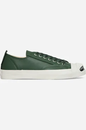 UNDERCOVER Men s Toe Logo Leather Sneakers