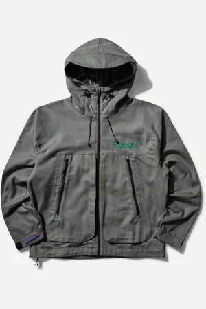 Rayon Vert Men s Heavy Cotton Hood Zip Jacket Shield