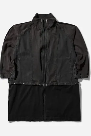 Hyein Seo Men s Convertible Patchwork Coat Stone