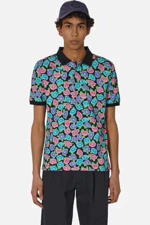 Noah NYC Floral Polo T-Shirt