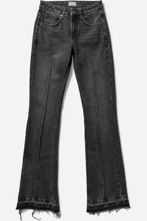Guess Women s Flare Denim Pants Used Sanded Wash