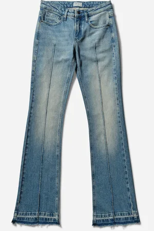 Guess Women s Flare Denim Pants Used Indigo Wash