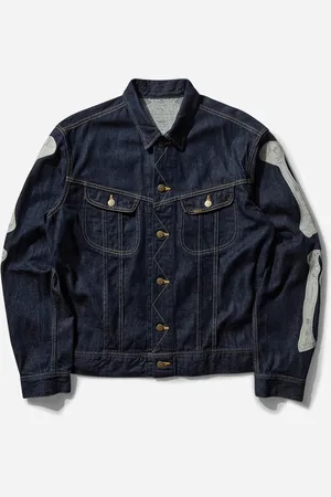 KAPITAL Men s 11.5oz Denim Mexican Tuxedo Westerner Jacket Indigo
