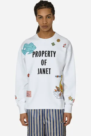 BODE Property of Janet Crewneck Sweatshirt