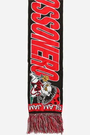Slam Jam Sballo Rossonero Fan Scarf Black / Red