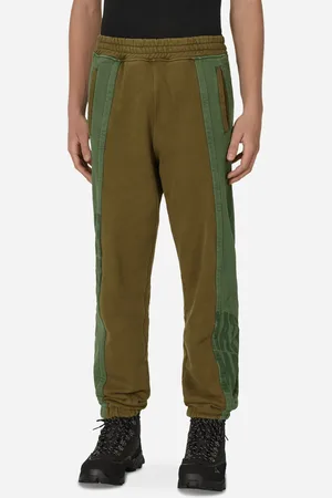 Slam Jam Panel Sweatpants Green / Brown