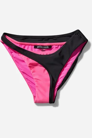 OTTOLINGER Women s Layered Bikini Bottom Pink / Black