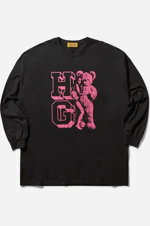Hysteric Glamour Women s HG Woman Bear Oversized Longsleeve T-Shirt