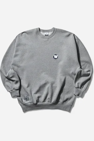 Wtaps Men s TNNL Crewneck Sweatshirt Ash Gray