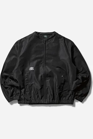 Umbro Men s Check Bomber Jacket Navy / Dark Brown