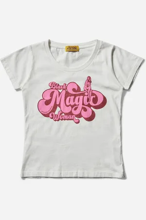 Hysteric Glamour Women s Black Magic Woman Baby T-Shirt
