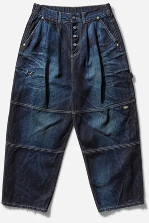 THUG CLUB Men s Dickies Double Knee Denim Pants