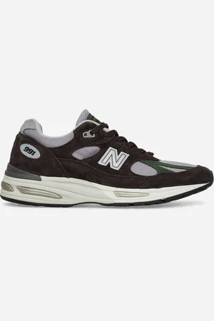 New Balance MADE in UK 991v2 Sneakers Licorice / Lavender Grey / Douglas Fir