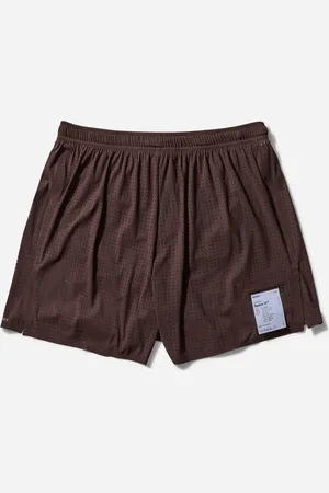 SATISFY Men s Space-O 5 Shorts Deep Mahogany